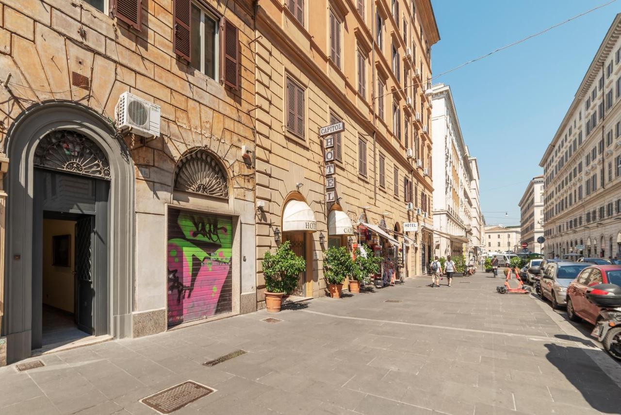 רומא Termini Station Elegant And Roomy Apartment מראה חיצוני תמונה